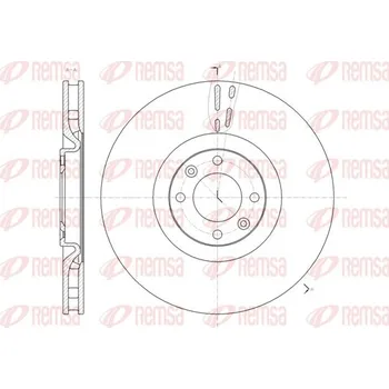 Brzdový kotouč Brzdový kotouč REMSA 61470.10