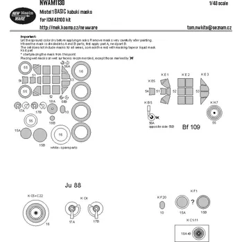 Plastikový model 1/48 Mask Mistel 1 BASIC (ICM 48100)