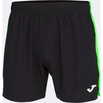 Chlapecké kraťasy Pánské/Chlapecké šortky JOMA ELITE VII MICRO SHORT BLACK-FLUOR GREEN Velikost: 128-140, Barva: NEGRO-VERDE FLUOR