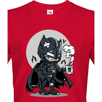 Pánské tričko Pánské tričko Batman, Barva Červená, Velikost 2XL, Canvas Pánské tričko s krátkým rukávem 2065