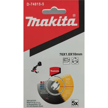 Řezný kotouč MAKITA D-74815-5 5 ks