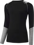 Tričko Löffler L/S TRANSTEX MERINO 44/XXL černá/šedá
