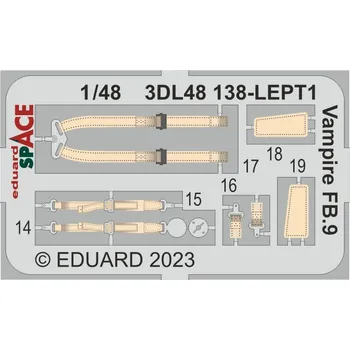 Plastikový model 1/48 Vampire FB.9 SPACE (AIRF)