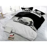 XPOSE® 3D povlečení MOPS 140x200 cm, 70x90 cm, 3D + Prodloužená možnost vrácení zboží do 50 dnů