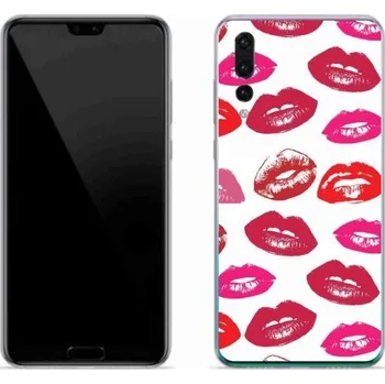 Pouzdro na mobilní telefon Gelový kryt mmCase na mobil Huawei P20 Pro - rty