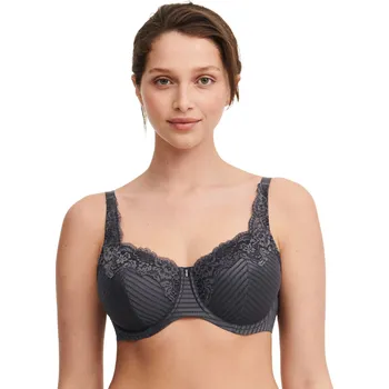 Souprava dámského spodního prádla Podprsenka nevyztužená CHANTELLE (9371-63), Barva tmavě šedá, Velikost 100F