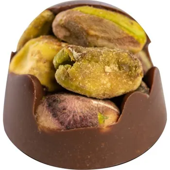Bonbon JANKOVA bean to bar pralinka naruby - pistácie Druh čokolády: Mléčná