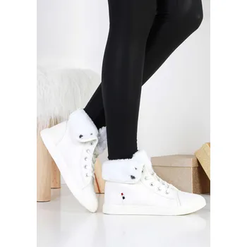 Dámská zimní obuv Cathay moda Zateplené tenisky 3232-8WH Velikost: 41