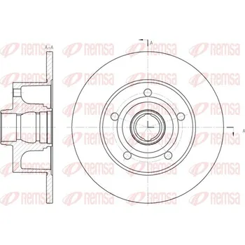 Brzdový kotouč Brzdový kotouč REMSA 6431.00