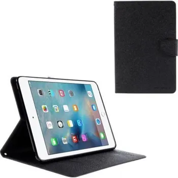 Pouzdro na tablet Goos PU kožené zapínací pouzdro na iPad mini 4 - černé