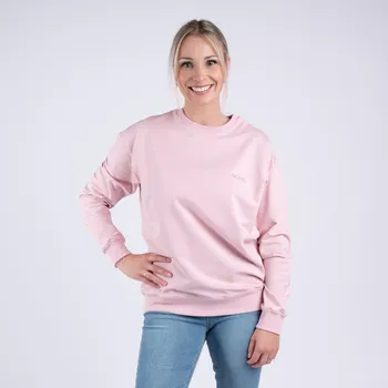Dámská mikina Moniel dámská mikina Basic Powder Pink Velikost: XL