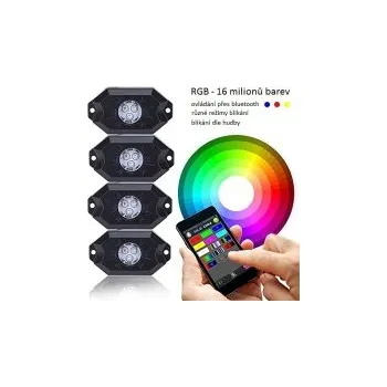 LED páska LED podsvětlení podvozku RGB 12/24V, Bluetooth, 12x3W SLEVA 2%