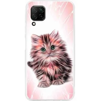 Pouzdro na mobilní telefon Gelový kryt mmCase na mobil Huawei P40 Lite - roztomilé kotě