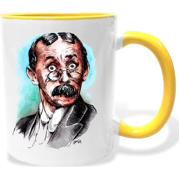 Hrnek - Vlasta Burian Barva: Žlutá