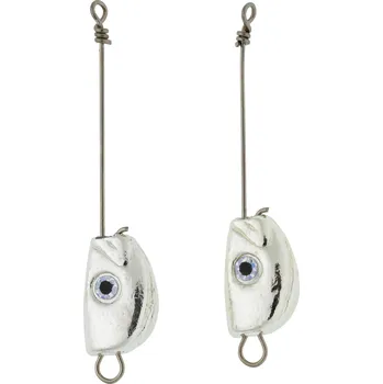 Rybářský háček CAPERLAN Návazec se třpytkou na lov dravých ryb APC 10 g 4 ks ŠEDÁ