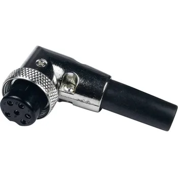 Elektrická zásuvka Cliff FC684222R mini DIN konektor zásuvka, zahnutá Pólů: 2 stříbrná 1 ks