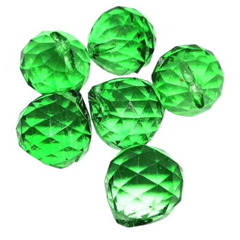 Harmonizační skleněná koule 3 cm zelená