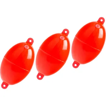 Rybářský háček BULDO Oválný buldo na mořský rybolov č. 4 červený 3 ks 40g