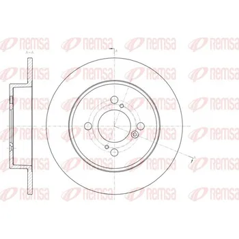 Brzdový kotouč Brzdový kotouč REMSA 61483.00