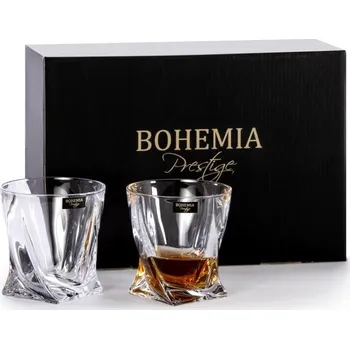 Sklenice BOHEMIA PRESTIGE QUADRO PREMIUM SKLENICE 340 ML SADA 6 KS