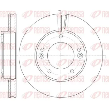 Brzdový kotouč Brzdový kotouč REMSA 6992.10