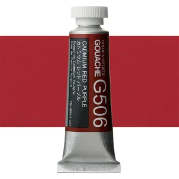 Vodová barva Kvašová barva Holbein 15ml - Cadmium Red Purple