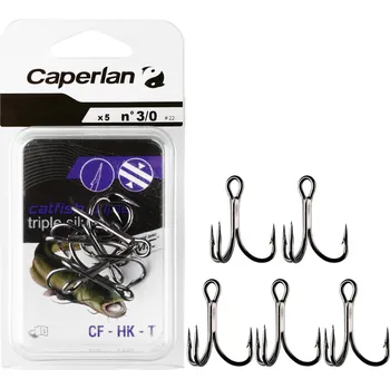 Rybářský háček CAPERLAN Trojháček CF HK T č. 3 na lov sumců