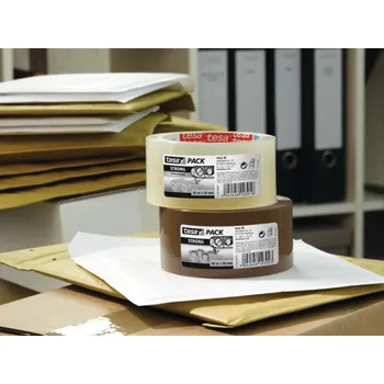 Lepicí páska Balicí pásky Tesa Strong NEHLUČNÉ - 48 mm x 66 m / hnědá