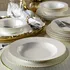 Talíř ASIR Gold porcelánová jídelní souprava 18 ks bílá/zlatá
