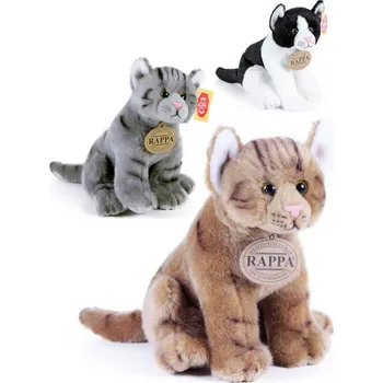 plyšák _Ostatní 1_ PLYŠ Kočka sedící 20cm 3 druhy *PLYŠOVÉ HRAČKY*