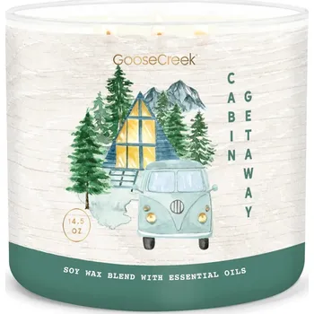 Svíčka Goose Creek Candle svíčka Cabin Getaway, 411 g