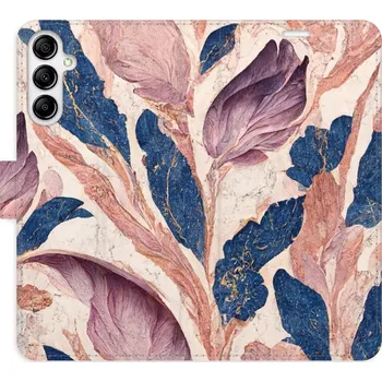 Pouzdro na mobilní telefon Flipové pouzdro iSaprio - Old Leaves 02 - Samsung Galaxy A14 / A14 5G