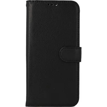 Pouzdro na mobilní telefon Pouzdro iPhone 15 Pro Max knížkové černé s přezkou (obal neboli kryt na iPhone 15 Pro Max)