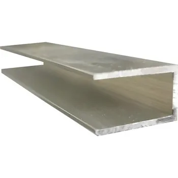 Stavební profil Hliníkový profil Bravo LPU pro polykarbonátové desky 6 mm délka 3 m