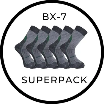 Pánské ponožky BX-7 DURABLE SUPERPACK bambusové ponožky BAMBOX - 5 párů (BAMBOX SUPERPACK bambusové ponožky BX-7 DURABLE)