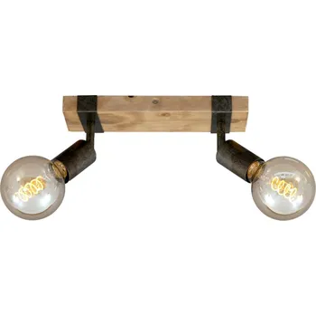 Bodové svítidlo BRILONER Bodové svítidlo 28 cm 2x E27 25W šedá BRILO 2900-021