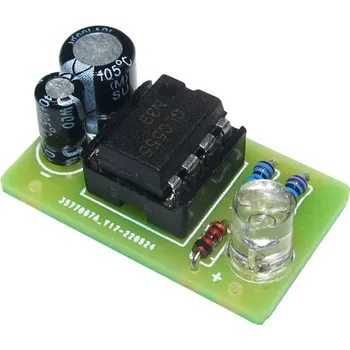 Síťový kabel Úsporný blikač s NE555 červená LED STAVEBNICE