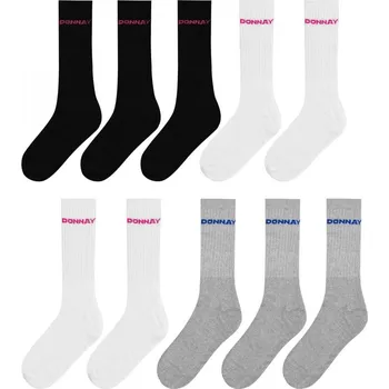 Pánské ponožky Donnay 10 Pack Quarter Socks Junior Multi Asst Junior 1-6