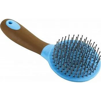 Pro koně Kartáč pro koně na hřívu a ohon šedo-růžová