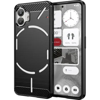 Pouzdro na mobilní telefon Pouzdro TVC Carbon pro Nothing Phone 2 Barva: Černá