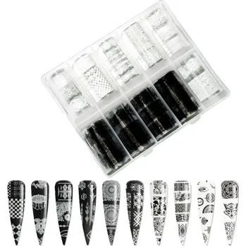 Fólie - Orientální bílé a černé box