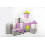 Molitanová stavebnice Moliplay Pastels 20 dílů koženka velikost L (Stavebnice velikost L)