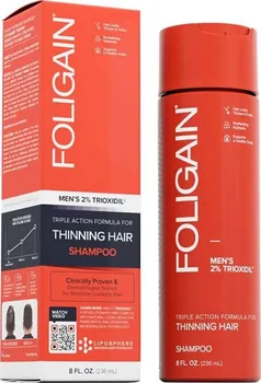 Přípravek proti padání vlasů Foligain Triple Action šampon proti padání vlasů pro muže 236 ml