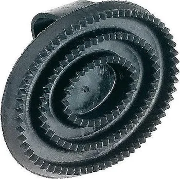 Čištění pro koně Hřbílko koňské gumové velké Kerbl červená