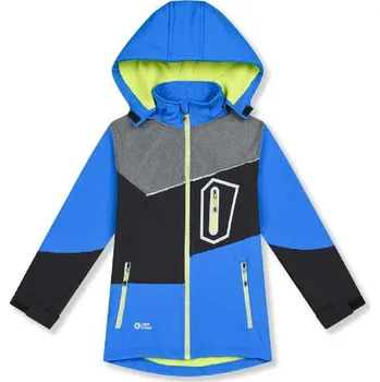 KUGO CHLAPECKÁ SOFTSHELLOVÁ BUNDA S FLEECEM HK5605, velikost 134 - 164 Barva: Modročerná, Velikost: 152