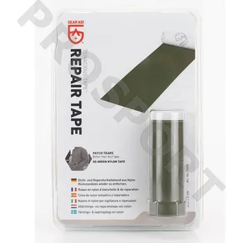 Látková záplata GA TENACIOUS Repair Tape green nylon