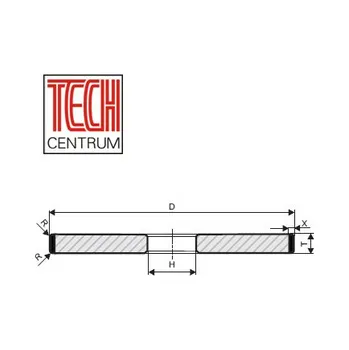Brusný kotouč DIA kotouč 1L1 150x8/3x20 K100 D107 chladit ANO i NE pryskyřice