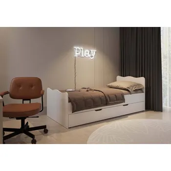 Postel Postel se šuplíkem Play V 90vm Bílá