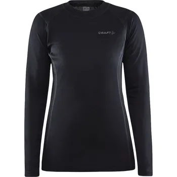Dámská móda Dámské funkční tričko s dlouhým rukávem Craft CORE WARM BASELAYER LS TEE W černé 1912534-999000 - M | UK 14 | US 15