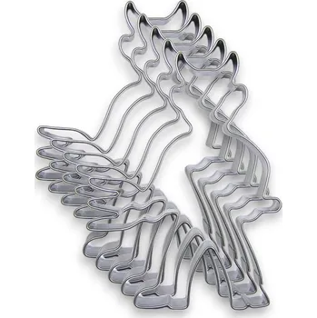 500 kusů - Nerezové vykrajovátko na sušenky - Čert